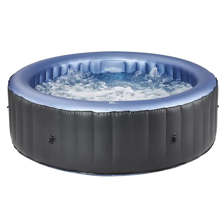 MSpa BERGEN 4-Person Comfort Series Bubble Spa (Round) - Dark Grey