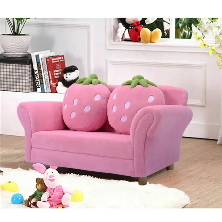 Pink Children Strawberry Sofa