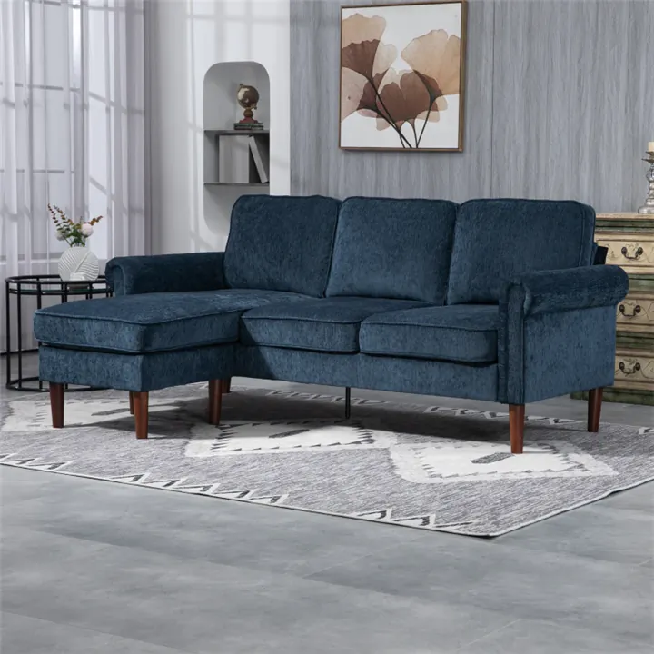 NavyLuxe Reversible Sectional