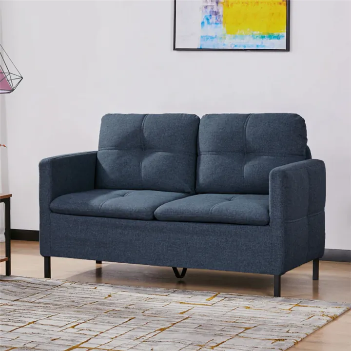 Bluestone Steel-Leg Loveseat