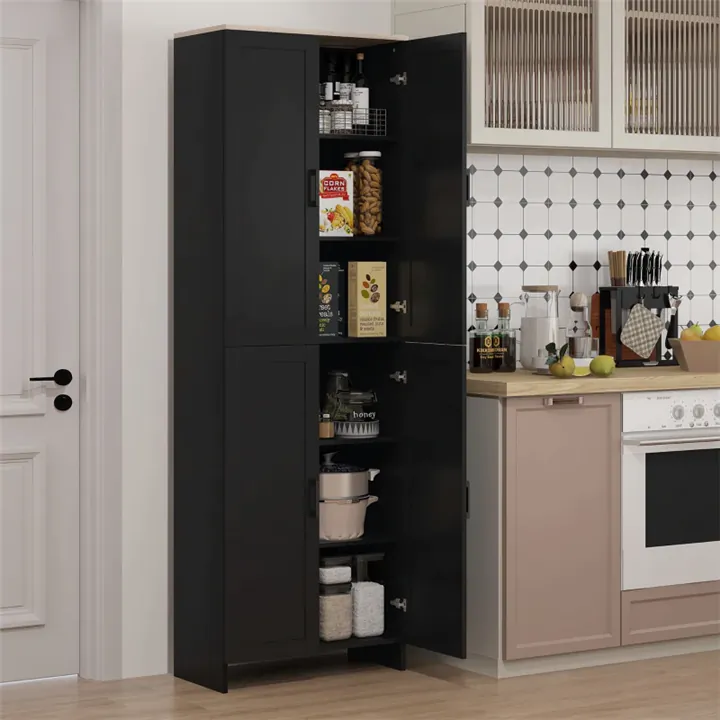 Adjustable Storage Cabinet - Black