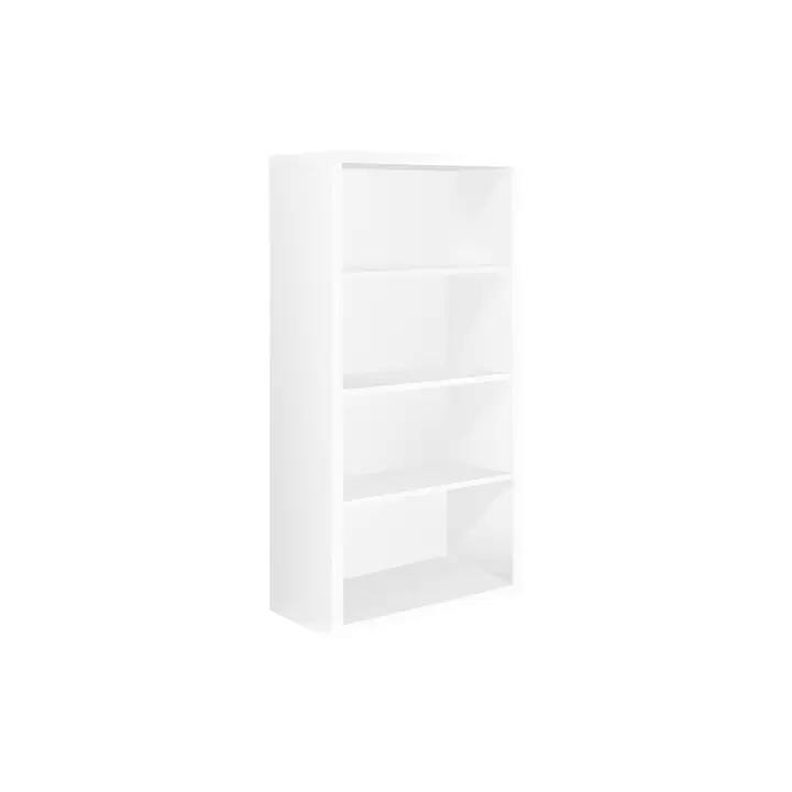 BOOKCASE - 48'H / WHITE WITH ADJUSTABLE SHELVES