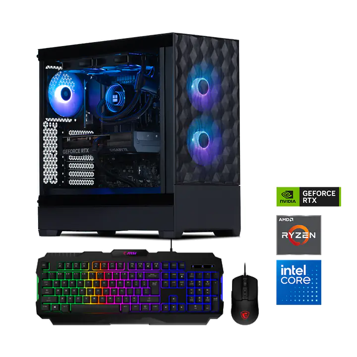 QT Frontier RTX 4070 Super Gaming Desktop Tower