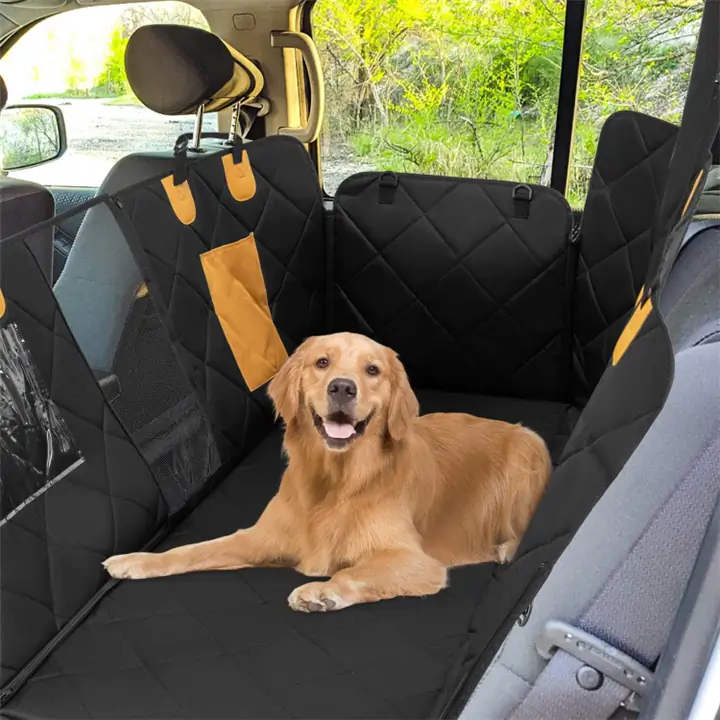 Pet Mesh Seat Protector - Black