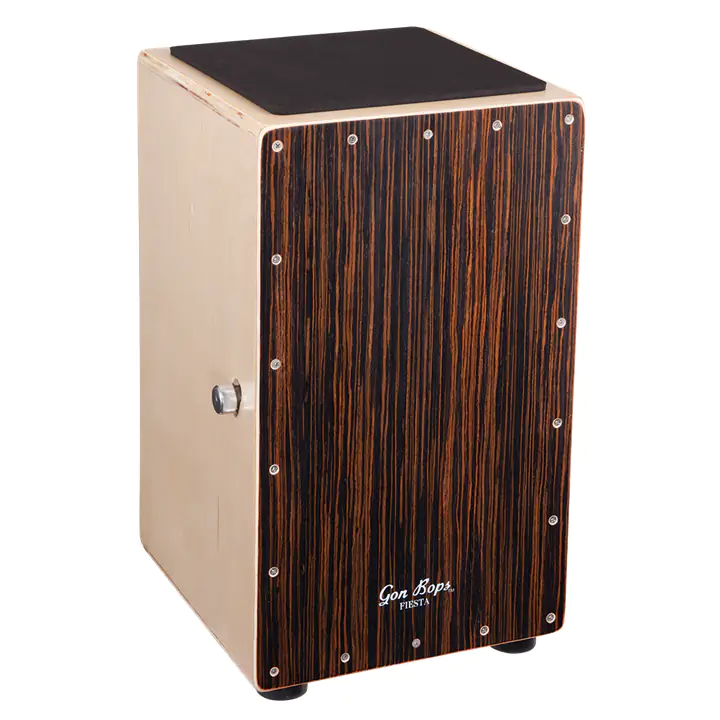 Gon Bops Fiesta Cajon Walnut with Carrying Bag
