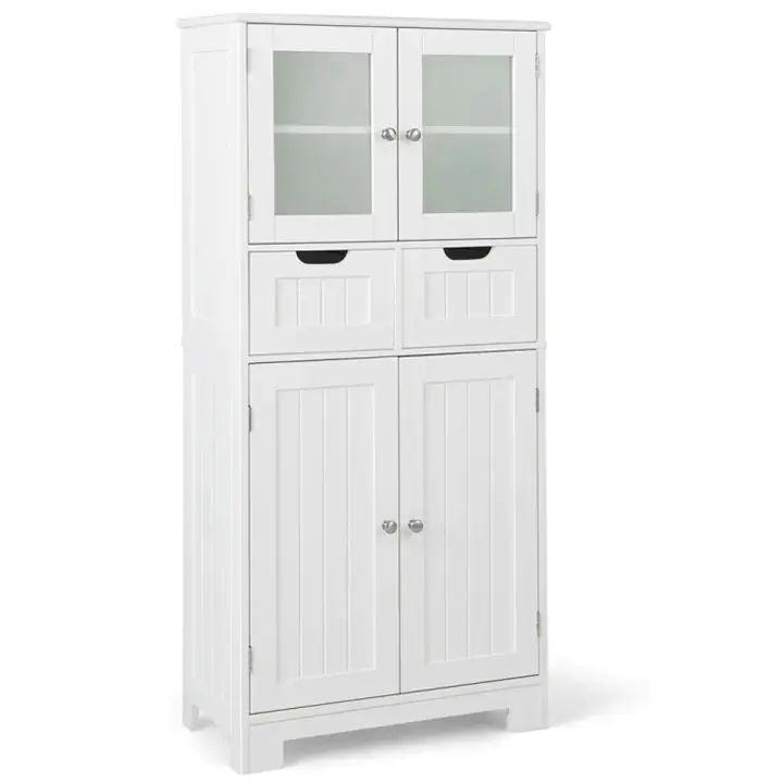 4-Door Storage Unit - White