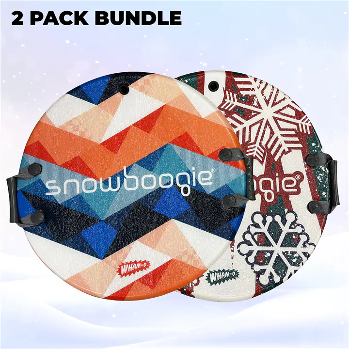 Wham-O Snowboogie 26” Air Disc Sled - Orange/Red - 2 Pack