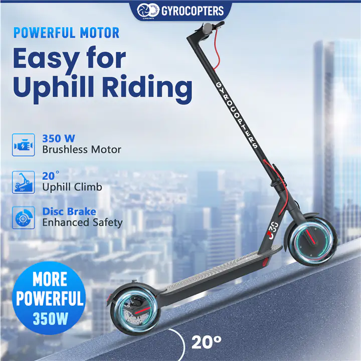 Gyrocopters J30 Electric Scooter for Adults & Teens with App