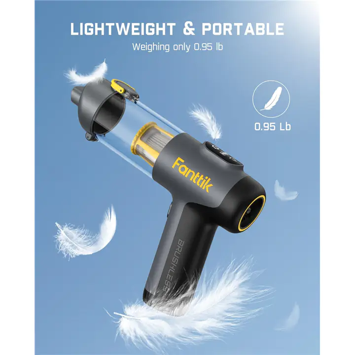 Fanttik Slim V9 Mix Car Vacuum, 4 in 1 Handheld Air Duster and Vacuum
