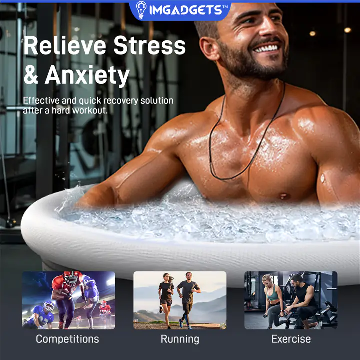 Avenli Portable Ice Bath Tub, F 31.5'×31.5'