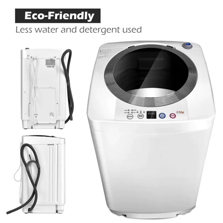 7.7 lbs Portable Automatic Laundry Washing Machine