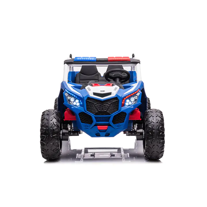 2024 24V Police Dune Buggy 2 Seater Ride On Cars 4x4 With Remote Contr