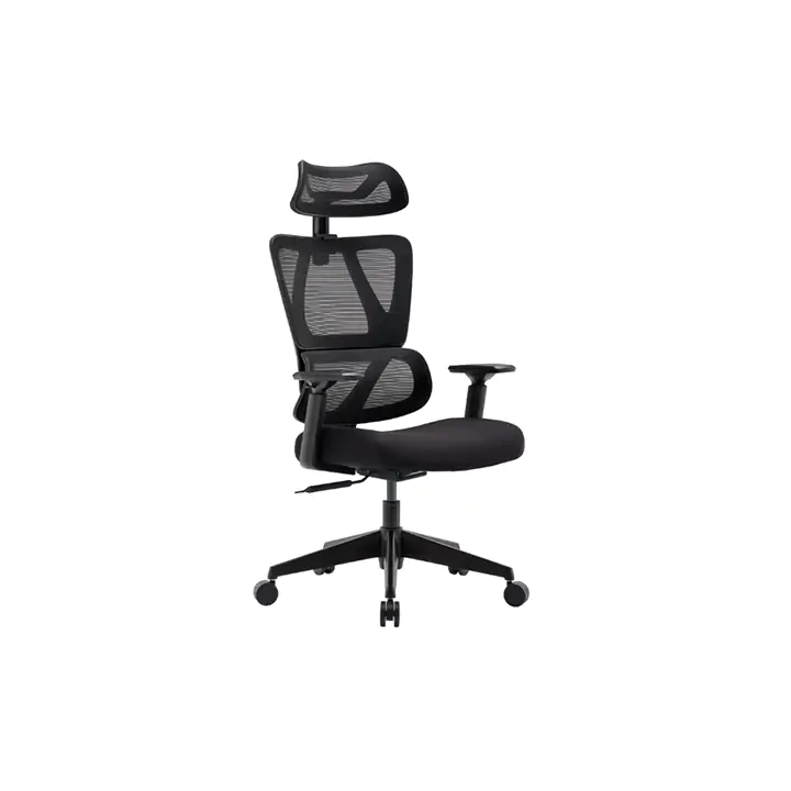 TygerClaw Premium Ergonomic High Back Mesh Chair - Black
