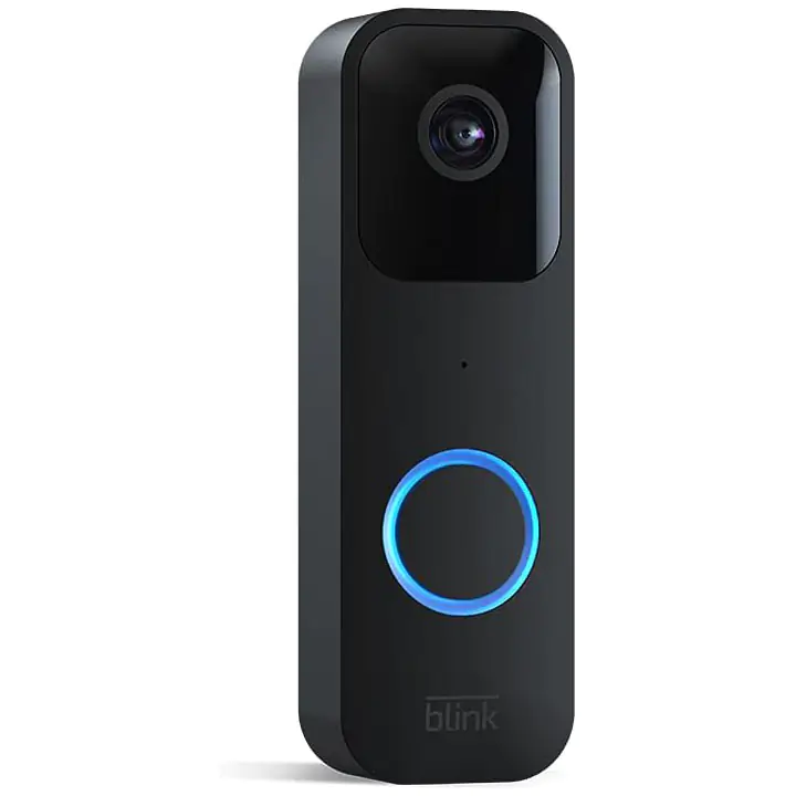 Blink Smart Wifi Video Doorbell – Wired/Battery Operated - Black