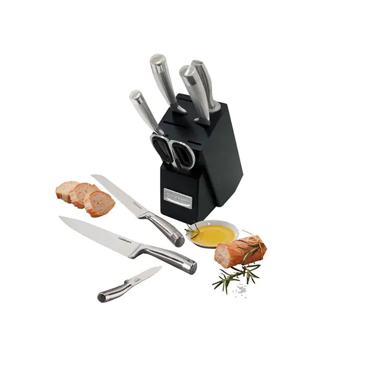 Cuisinart German Steel V-Edge 9-Piece Knife Block Set