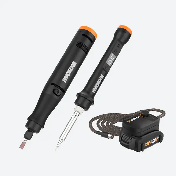 Worx 20V MakerX 2pc Rotary Tool + Crafter Combo Kit
