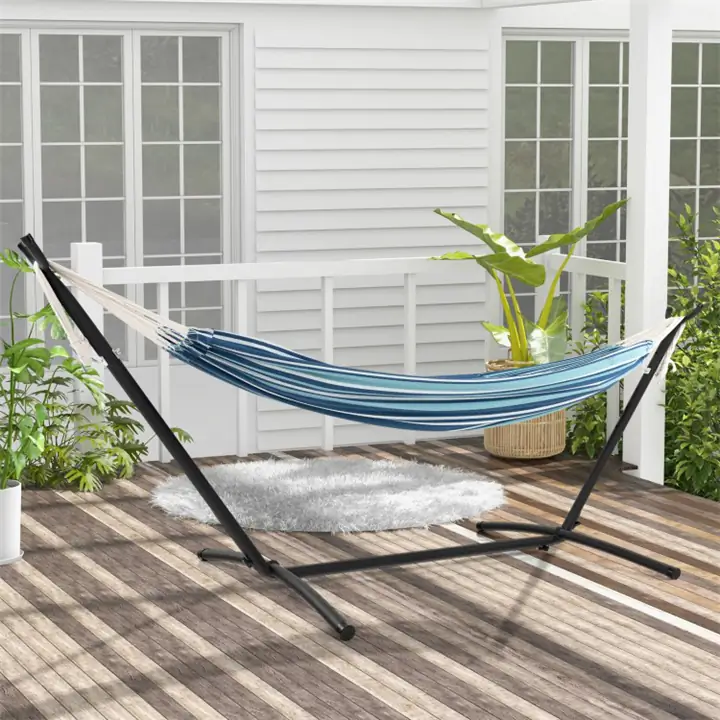 2-Person Heavy-Duty Hammock with Stand and Carry Bag