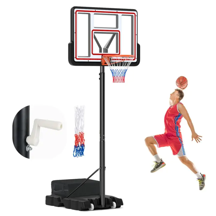 9.4-12 ft Adjustable Basketball Hoop