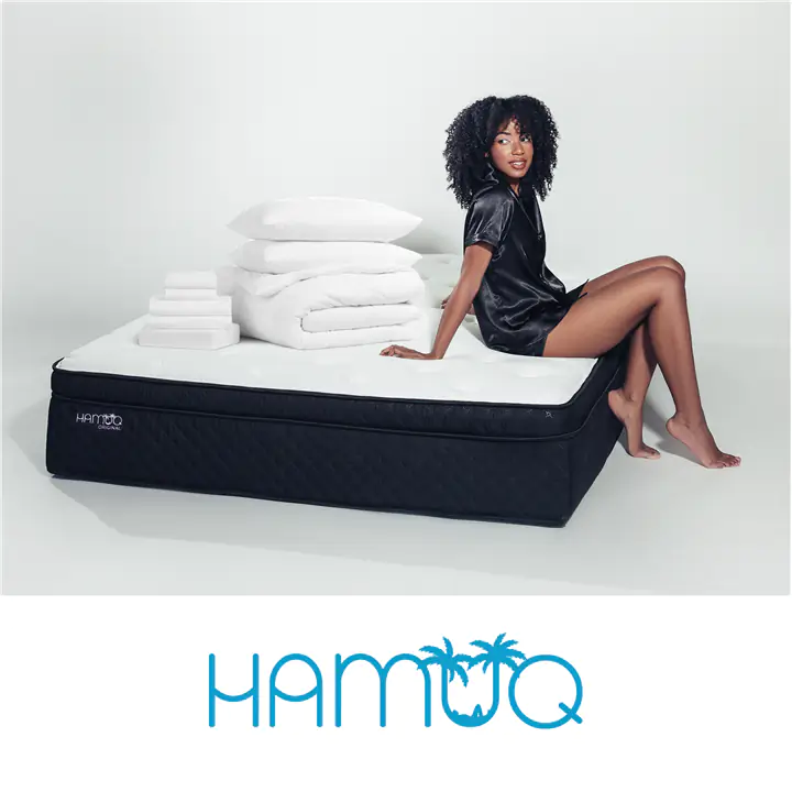 Hamuq 12' Hybrid Mattress + Free Sleep Bundle - Twin