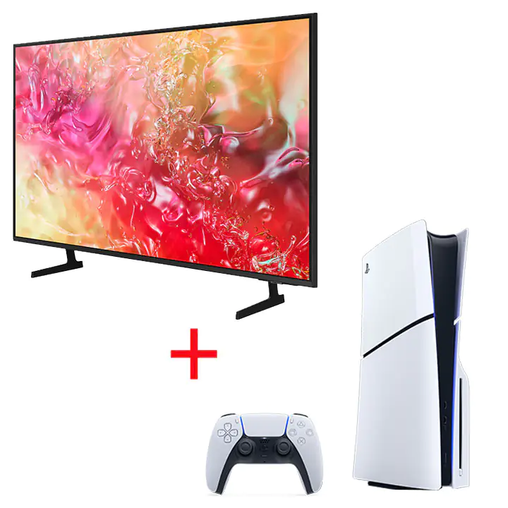 Samsung 60" UHD 4K Smart TV & PS5 Slim Disc Edition Bundle