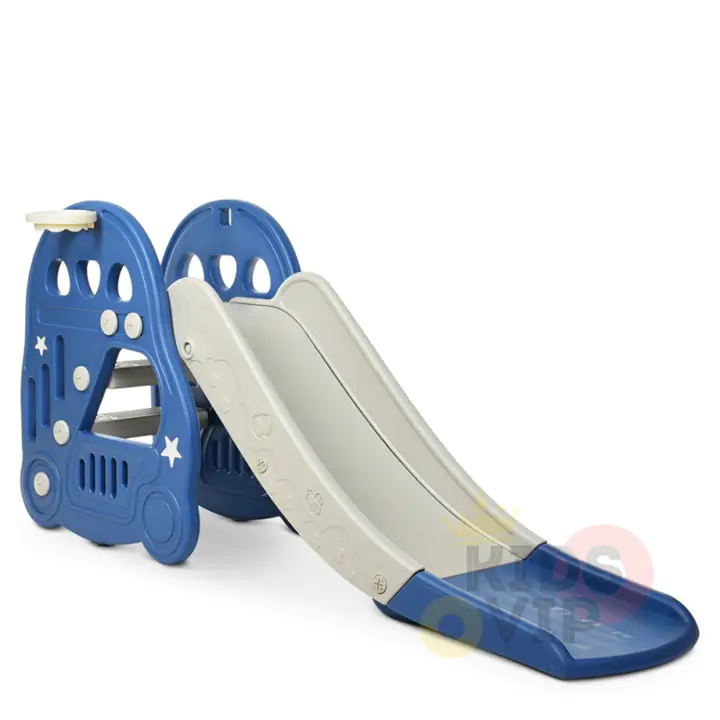 Indoor & Outdoor XL Fun Car-Themed Free Standing Slide for Kids
