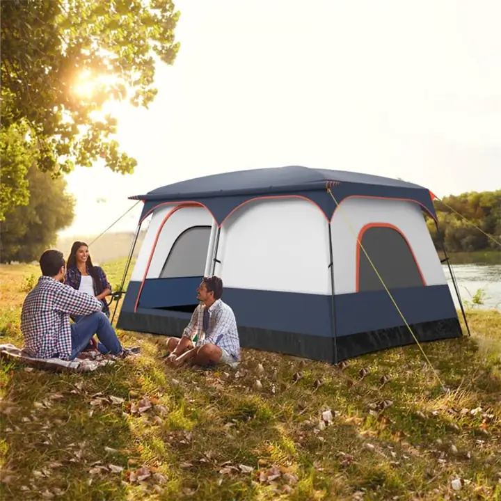 6-8 Person Dual Rooms Outdoor Camping Tent Shelter