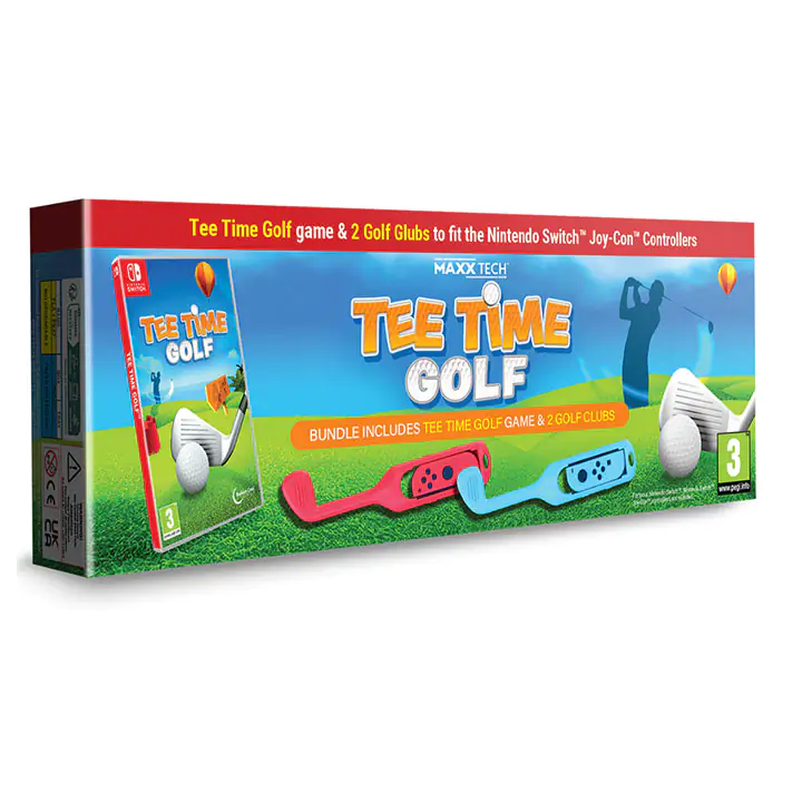 Maxx Tech Tee Time Golf Kit for Nintendo Switch