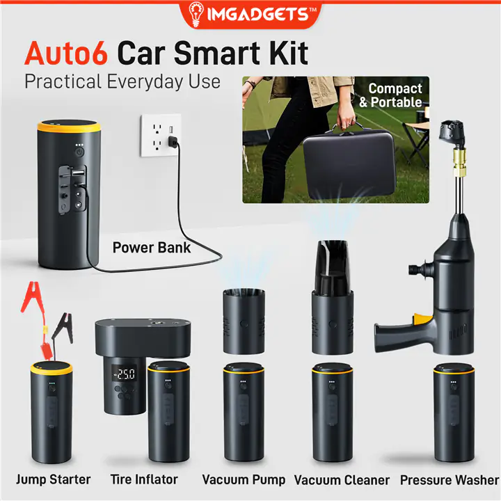 IMGadgets Auto6 Car Smart Kit , All-in-One Car Kit