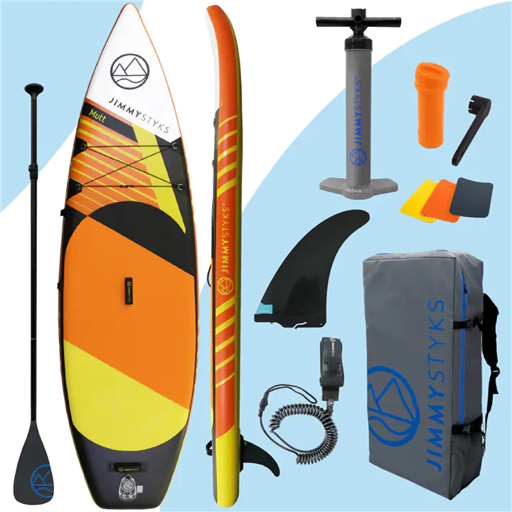 Jimmy Styks Mutt 10'4' ISUP Board, Inflatable Stand up Paddle Board