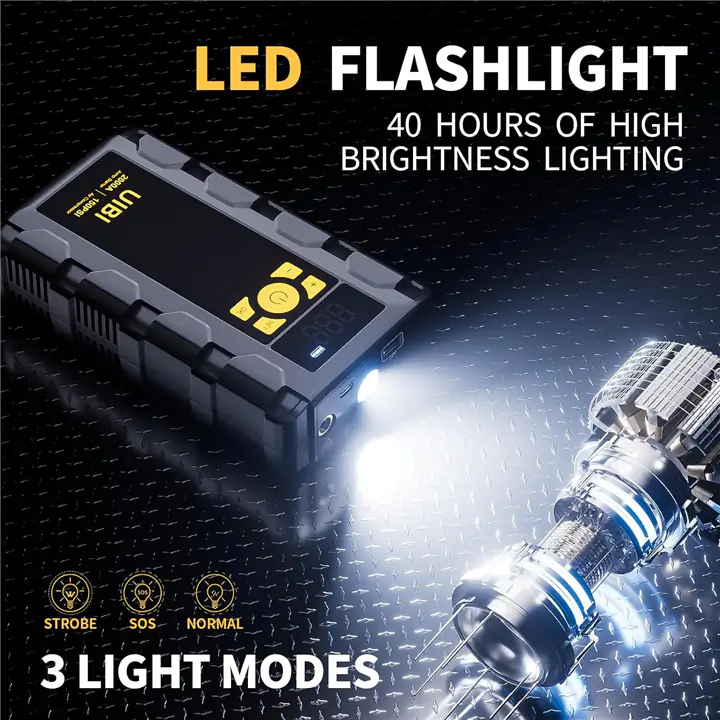 X5 Car Jump Starter with Air Compressor, 2000A Car Battery Jump