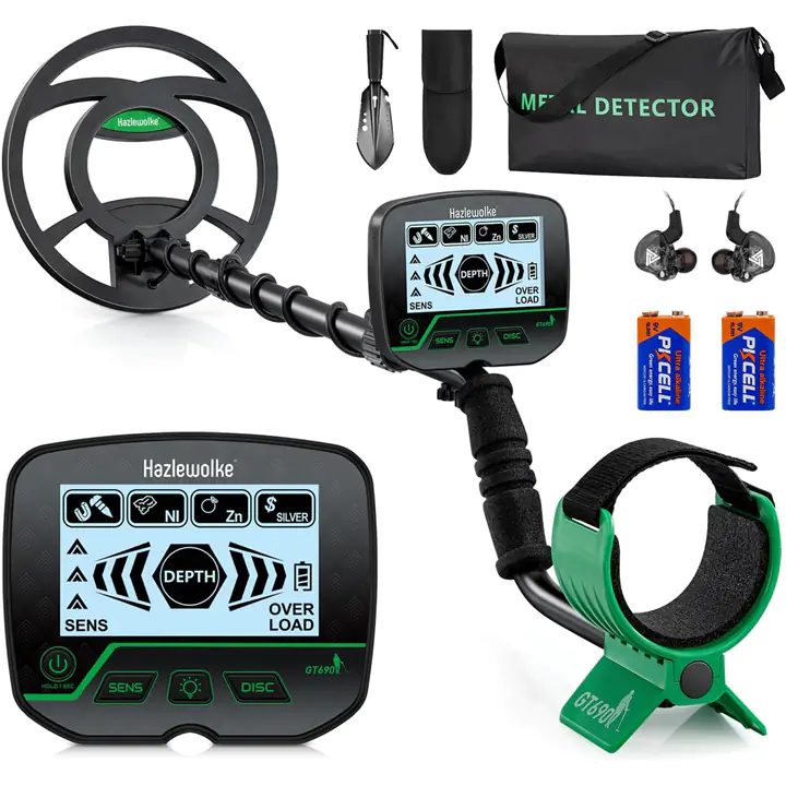 Metal Detector for Adults Professional Gold Detector 10inch IP68 - LCD Metal Detector for Adults Professional Gold Detector 10inch IP68 - LCD