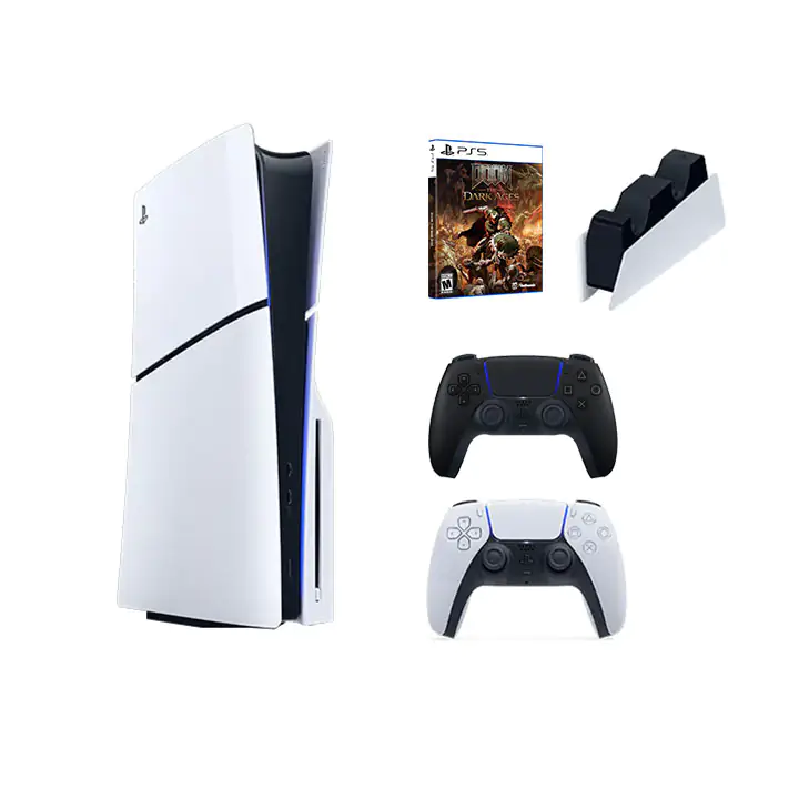 PlayStation 5 Slim Disc Edition Doom Bundle