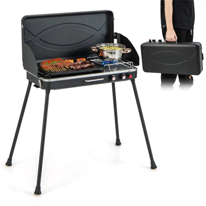 Portable Gas Cooker - Black