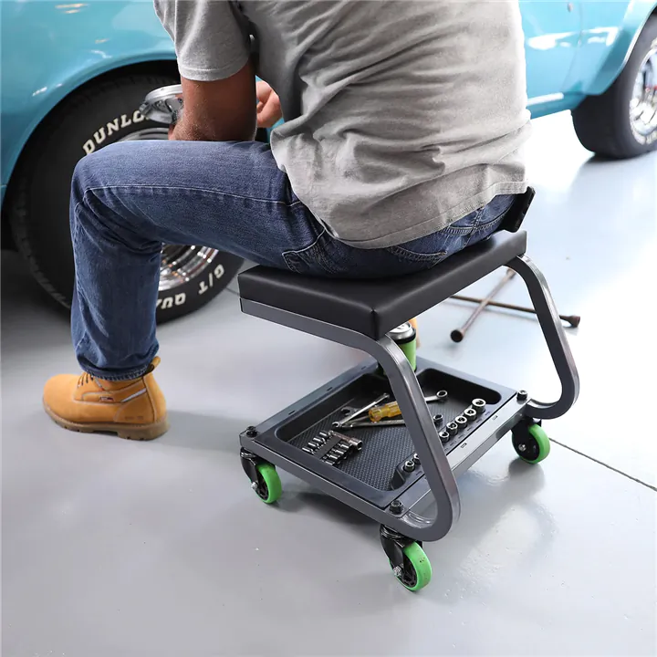 TrekTerra Rolling Garage Stool