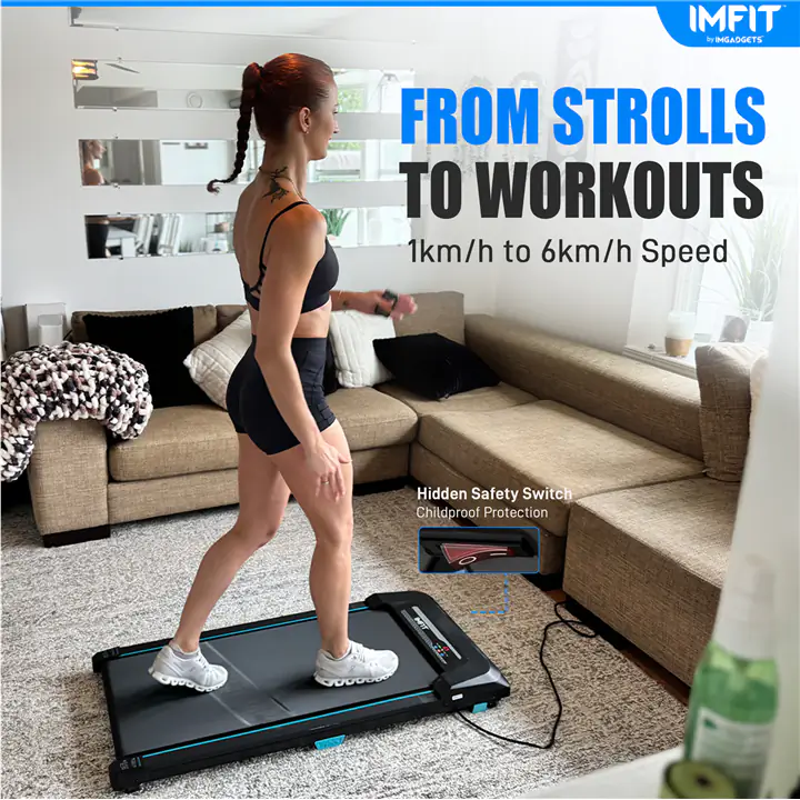 IMFIT Walking Pad Lite Treadmill, Compact & Space-Saving Design