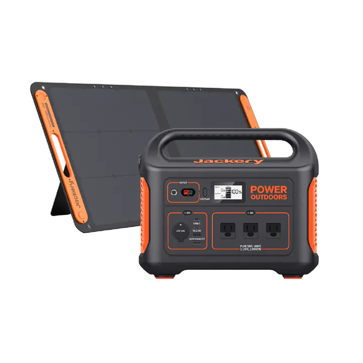 Jackery Explorer 880 Portable Power Station with 100W Solar Panel