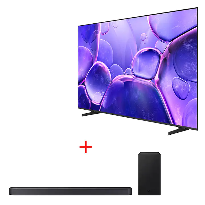 Samsung 65" UHD 4K Smart TV & Samsung HW-Q600F 3.1.2 ch Subwoofer