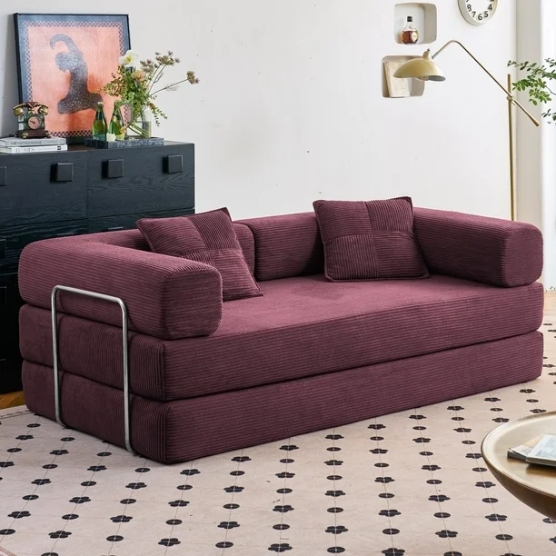 SpaceFlex Convertible Memory-Foam Sofa Bed
