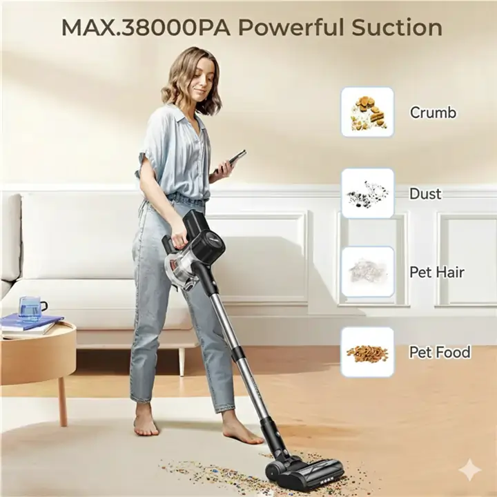FABULETTA Cordless Vacuum Cleaner 450W Lightweight