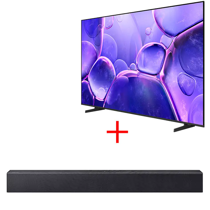 Samsung 50" UHD 4K Smart TV & Samsung HW-B400F 2.0 ch Subwoofer