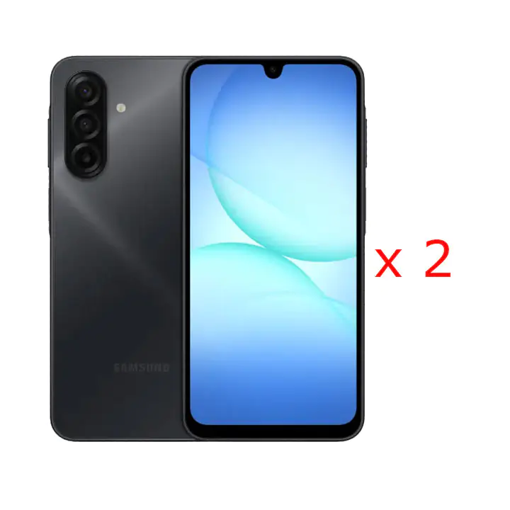 Samsung Galaxy A17 6.7" 128GB (Unlocked) Black - Bundle of 2