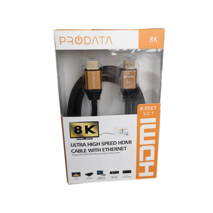 Prodata 8K HDMI 6 Ft. Cable