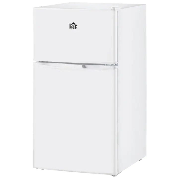 3.2 Cu Ft Compact Refrigerator, Mini Fridge with Freezer, White