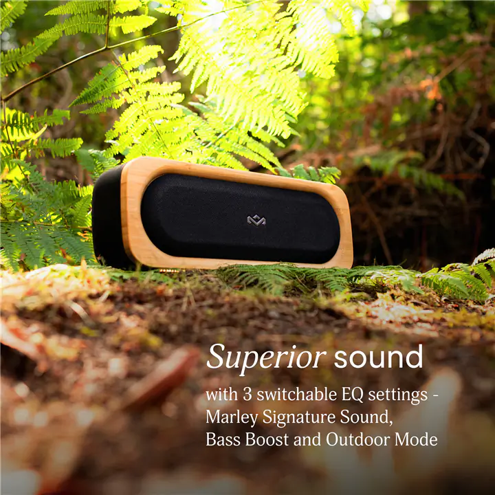 House of Marley Get Together Go Portable Bluetooth Speaker - Black