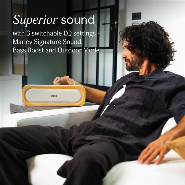 House of Marley Get Together 3 Bluetooth Speaker - Creme