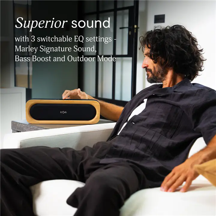 House of Marley Get Together 3 Bluetooth Speaker - Black