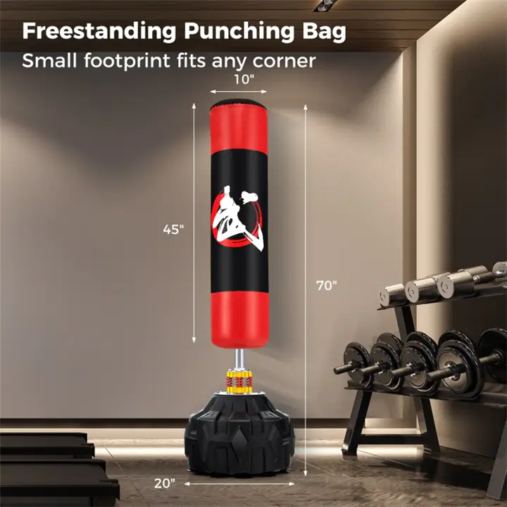 70 Inch Freestanding Punching Bag