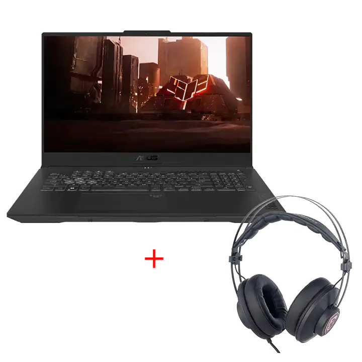Asus TUF 17.3" RTX 4050 Gaming Laptop with Headset Bundle