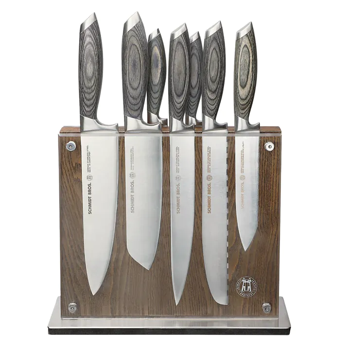 Schmidt Brothers Ashwood Knife Block - 15-Pieces