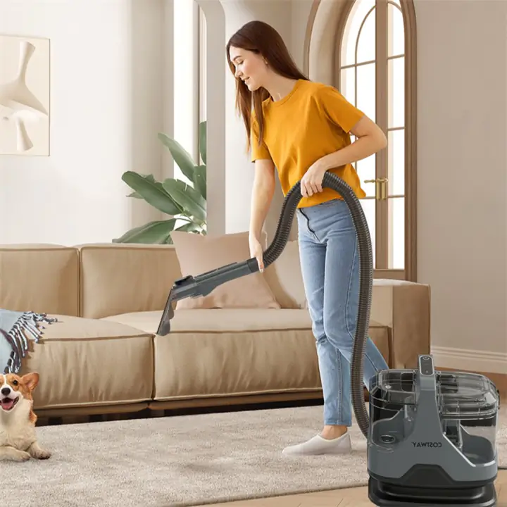 600W Upholstery Cleaner Machine with 15Kpa Powerful Suction